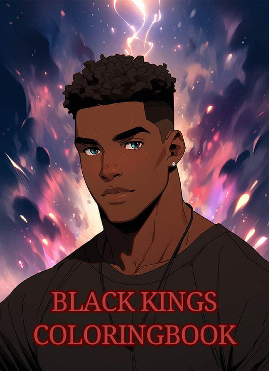 Black King ColoringBook